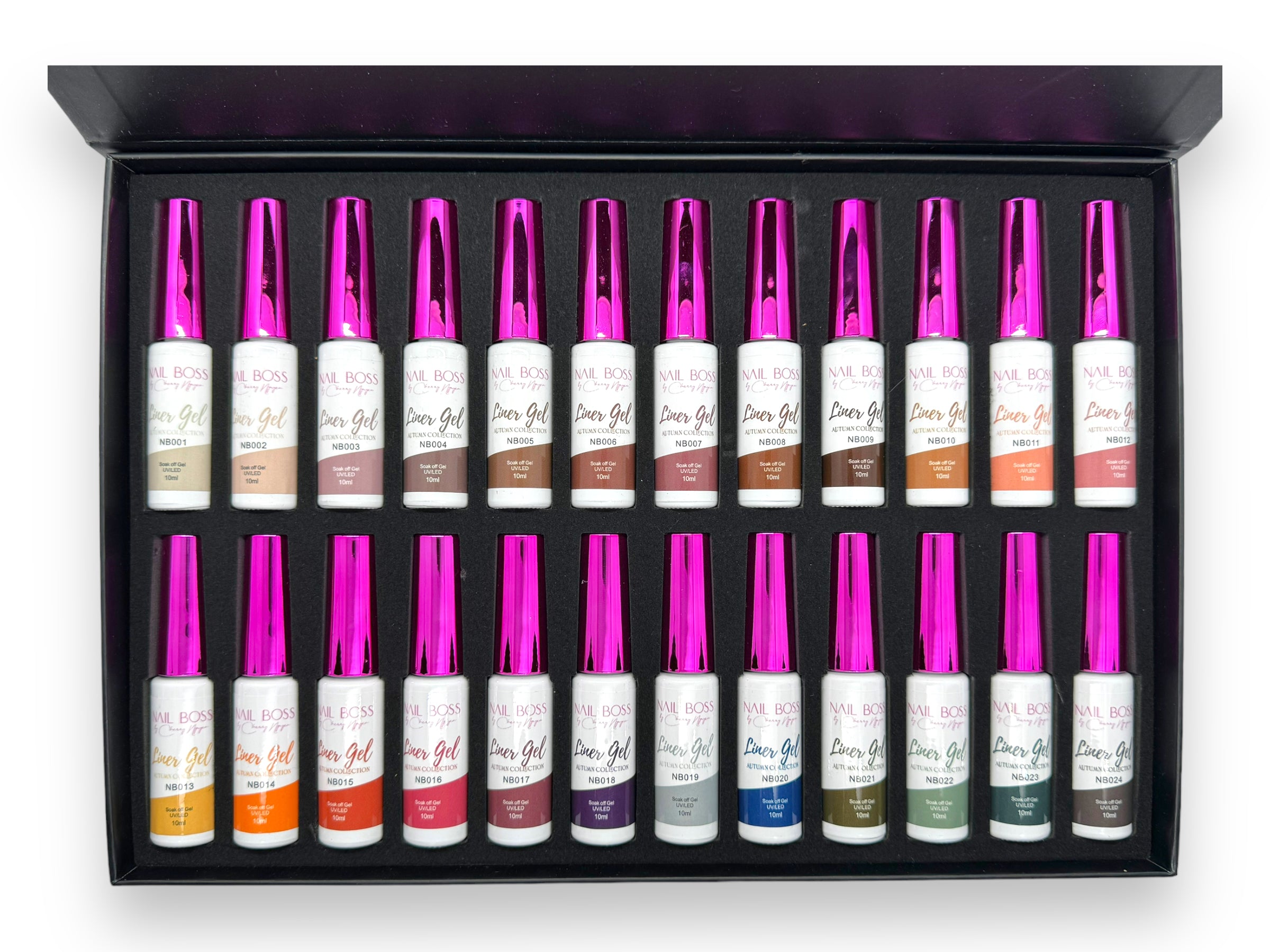 Nail Boss Liner Gel - Autumn Collection with 24 Colors